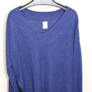 Faded Glory Royal Blue Knitted Sweater